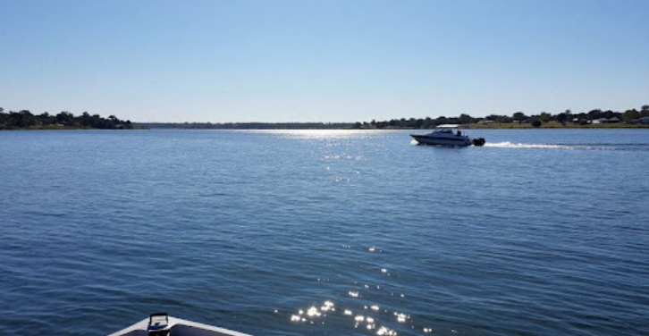 Boat on a calm Texas lake